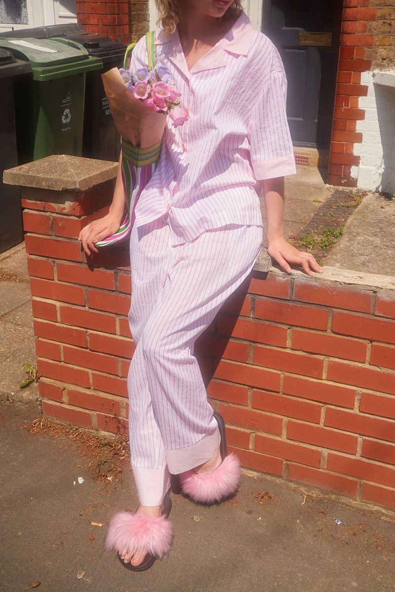 Flat Peach Pants