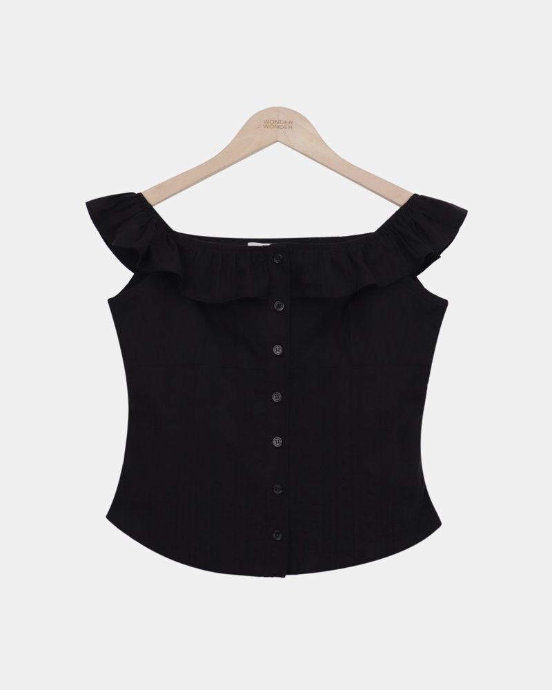 Rerang Frill Off-Shoulder Blouse