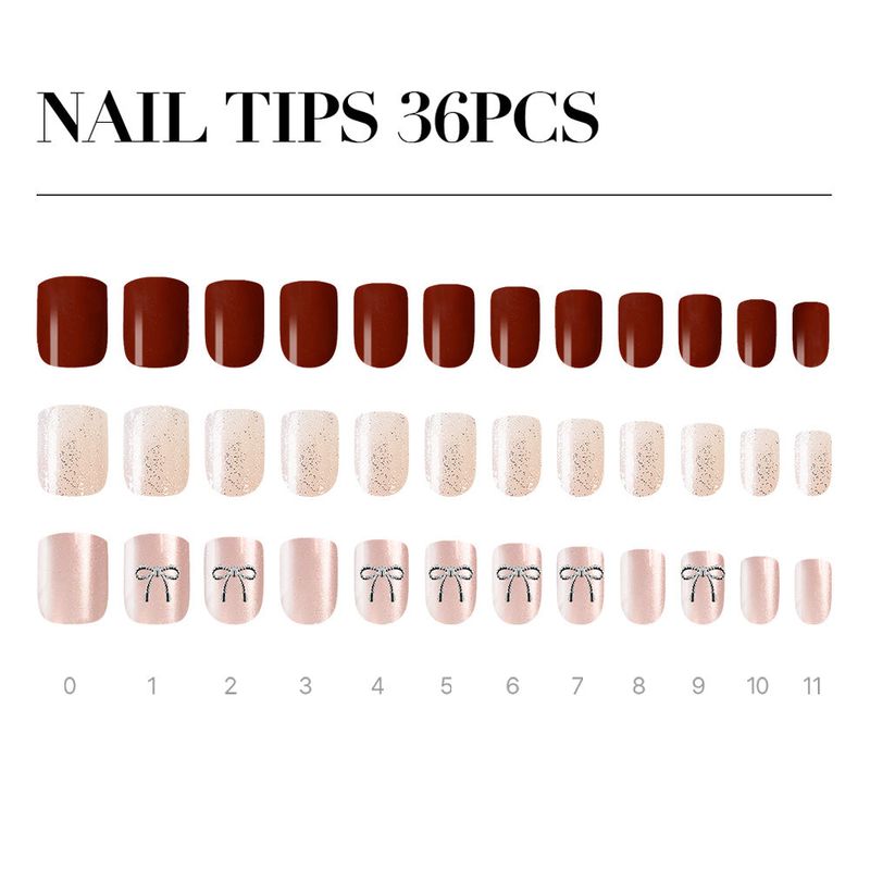 MUZMAK Reusable Glam Design Nail Tip Cherry on top(Regular)