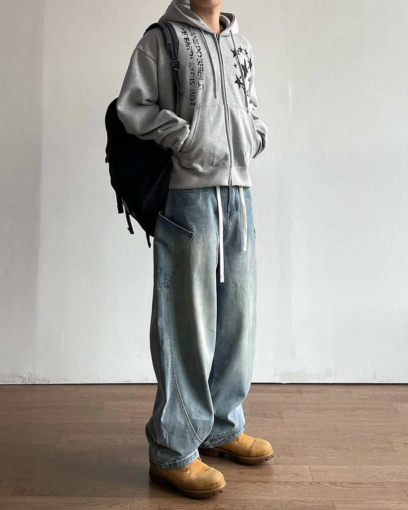 Scope Cropped Fleece Hoodie Zip-up