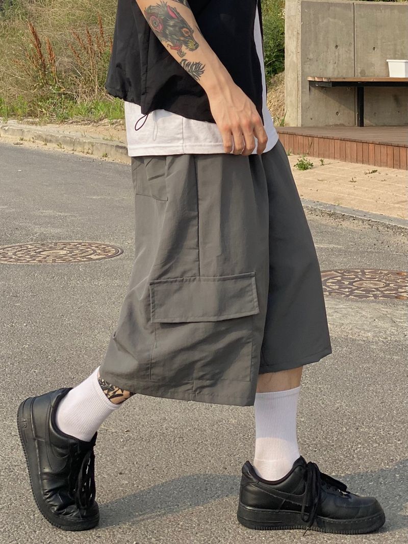 UNAIDUN(アネイダン)の「Dome Nylon Cargo Half Pants 3C(Pants)」