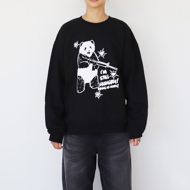 HUNGRY PANDA SWEATSHIRT (BLACK)