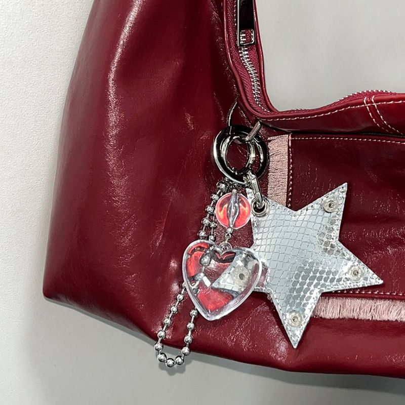 Melting heart keyring