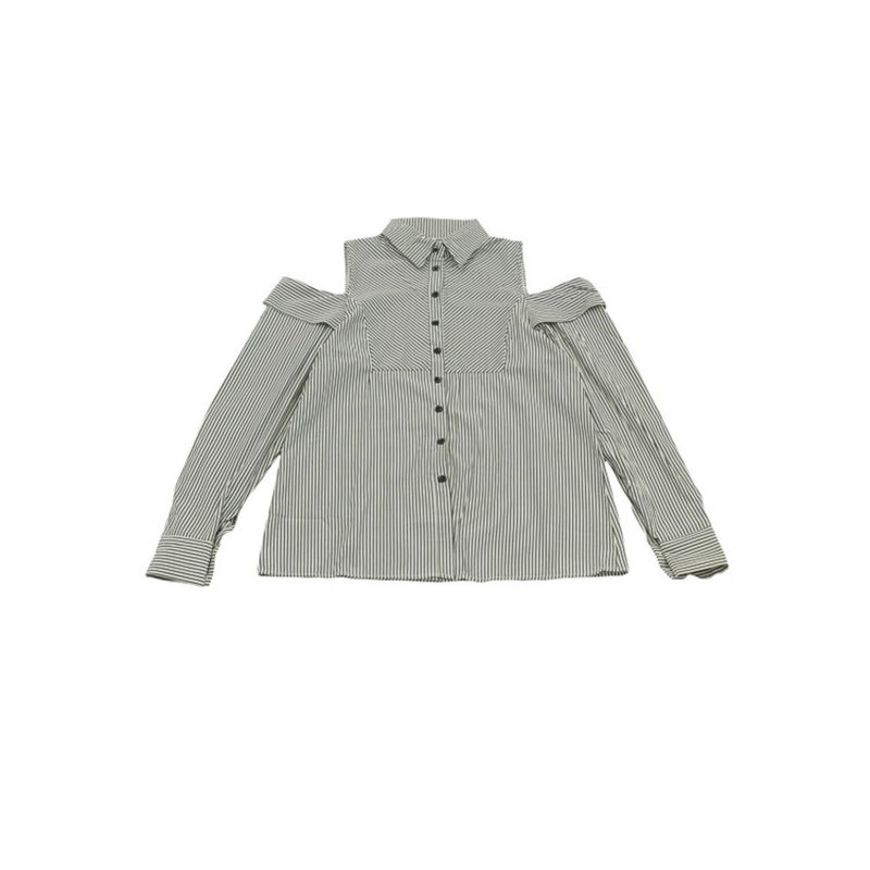 open shoulder shirt