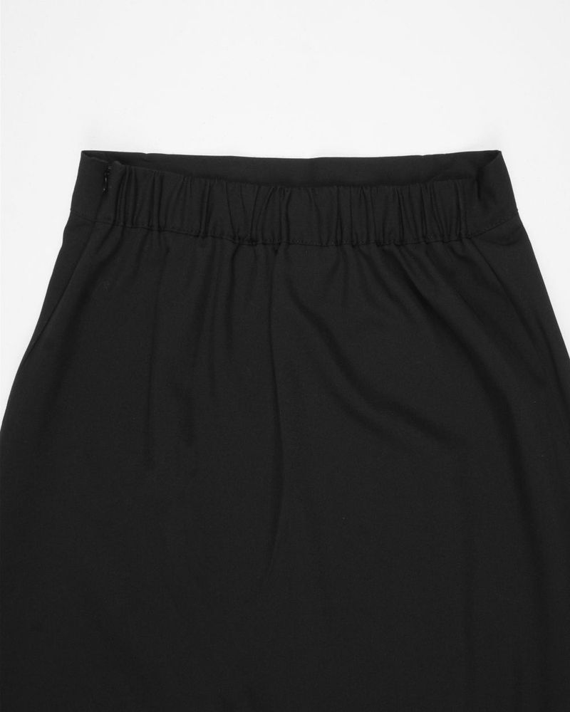  SIDE CUT MIDI SKIRT