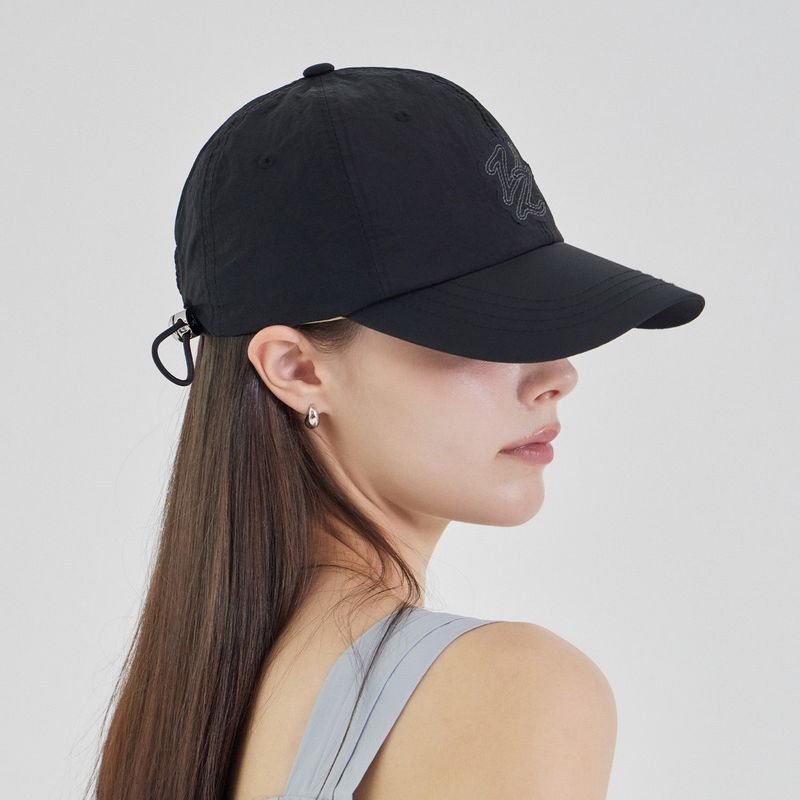 Flow VZ Nylon Stitch Patch Ball Cap Black