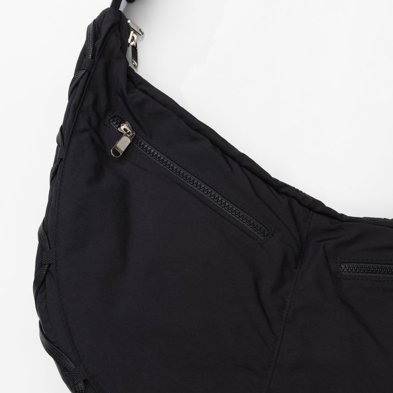 Taped Shoulder Bag (Black)
