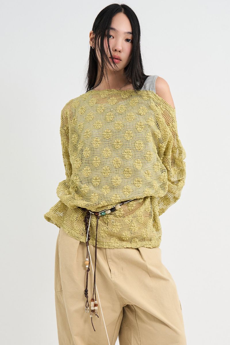 Beaded Ethnic String Belt