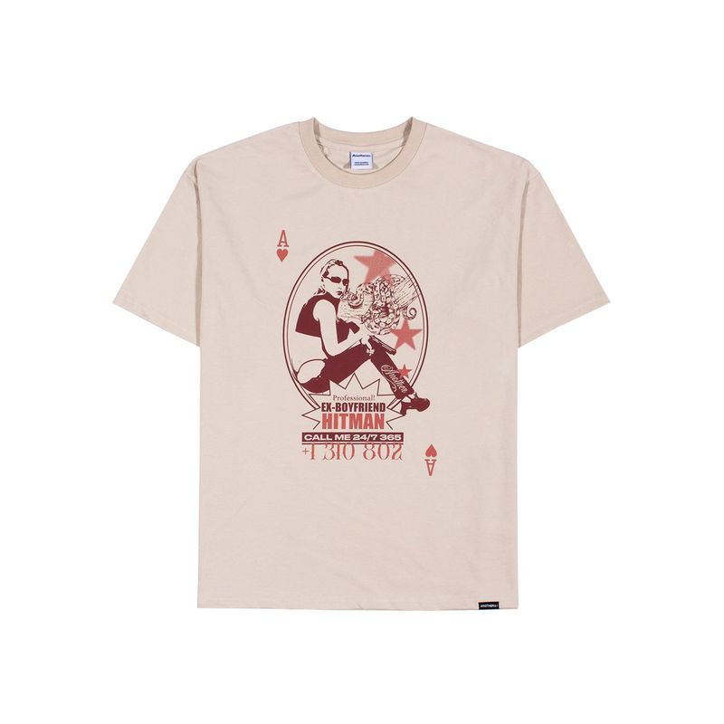 ANOTHERA(アナザーエー)の「EX-BOXY T-SHIRT Beige(Tops)」