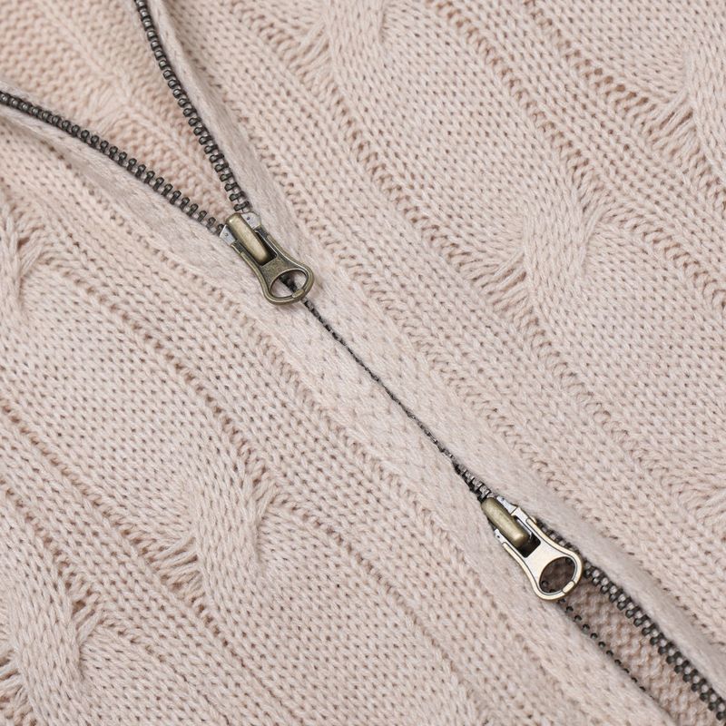 jermi two way zipper kara knit