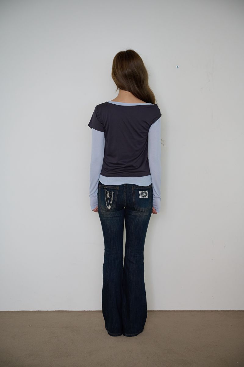 PPA VINTAGE BOOTCUT DENIM PANTS