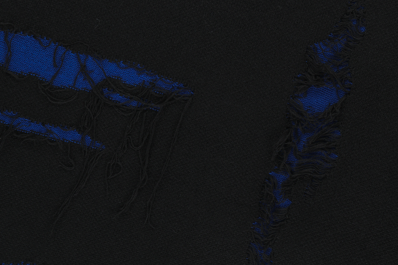 ROUGH DAMAGE KNIT