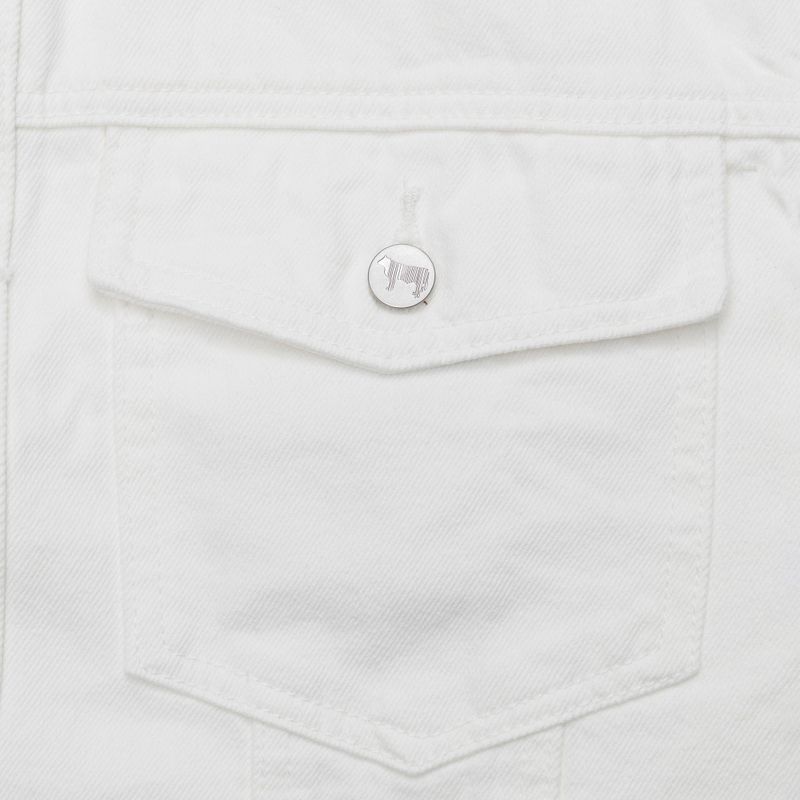 LOOSE FIT WHITE DENIM VEST code 21011