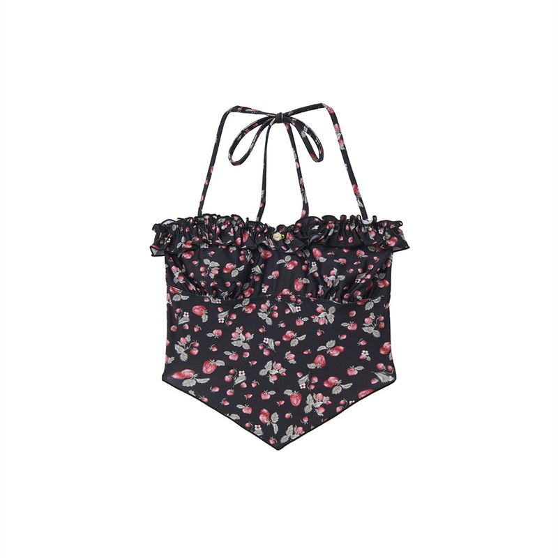 Strawberry Swim Top