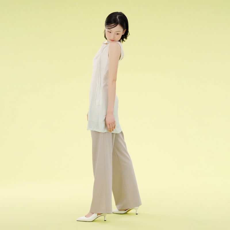 Soil stripe pants (beige)