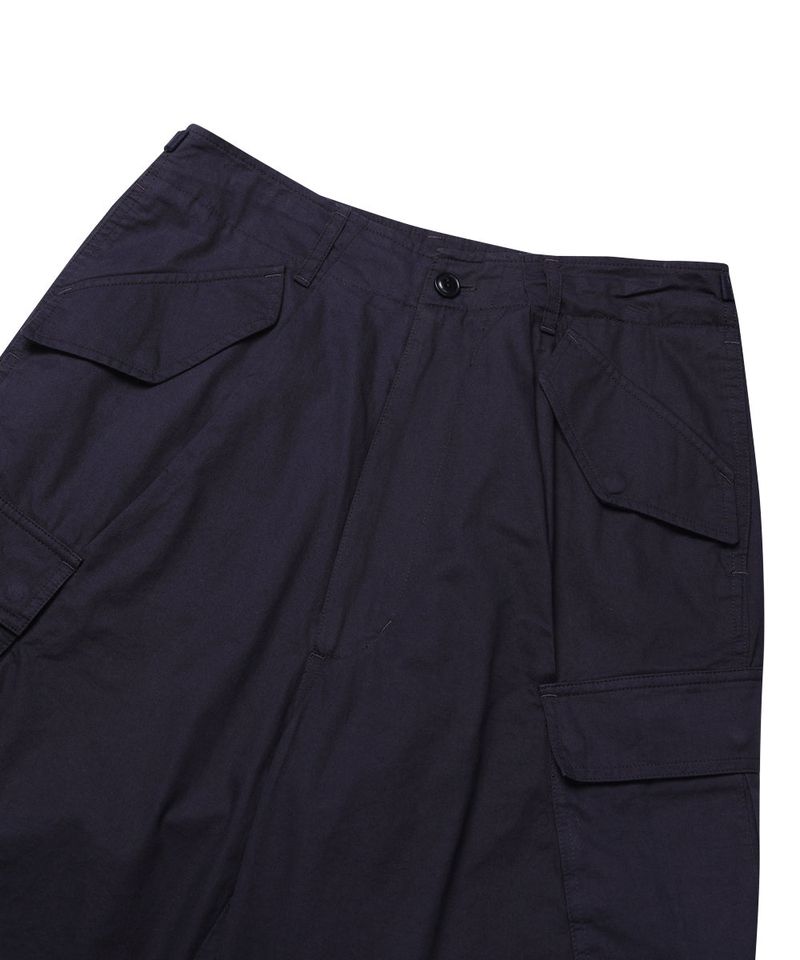 DIAGONAL CARGO PANTS_NAVY