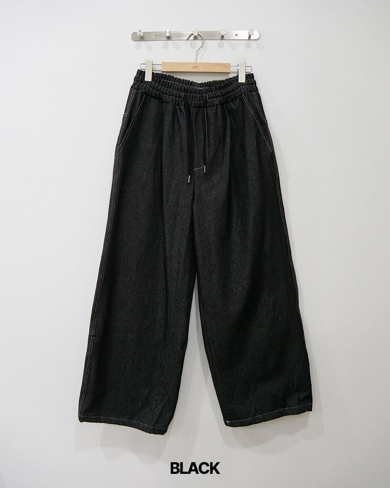 Leon Lettering Denim Pants