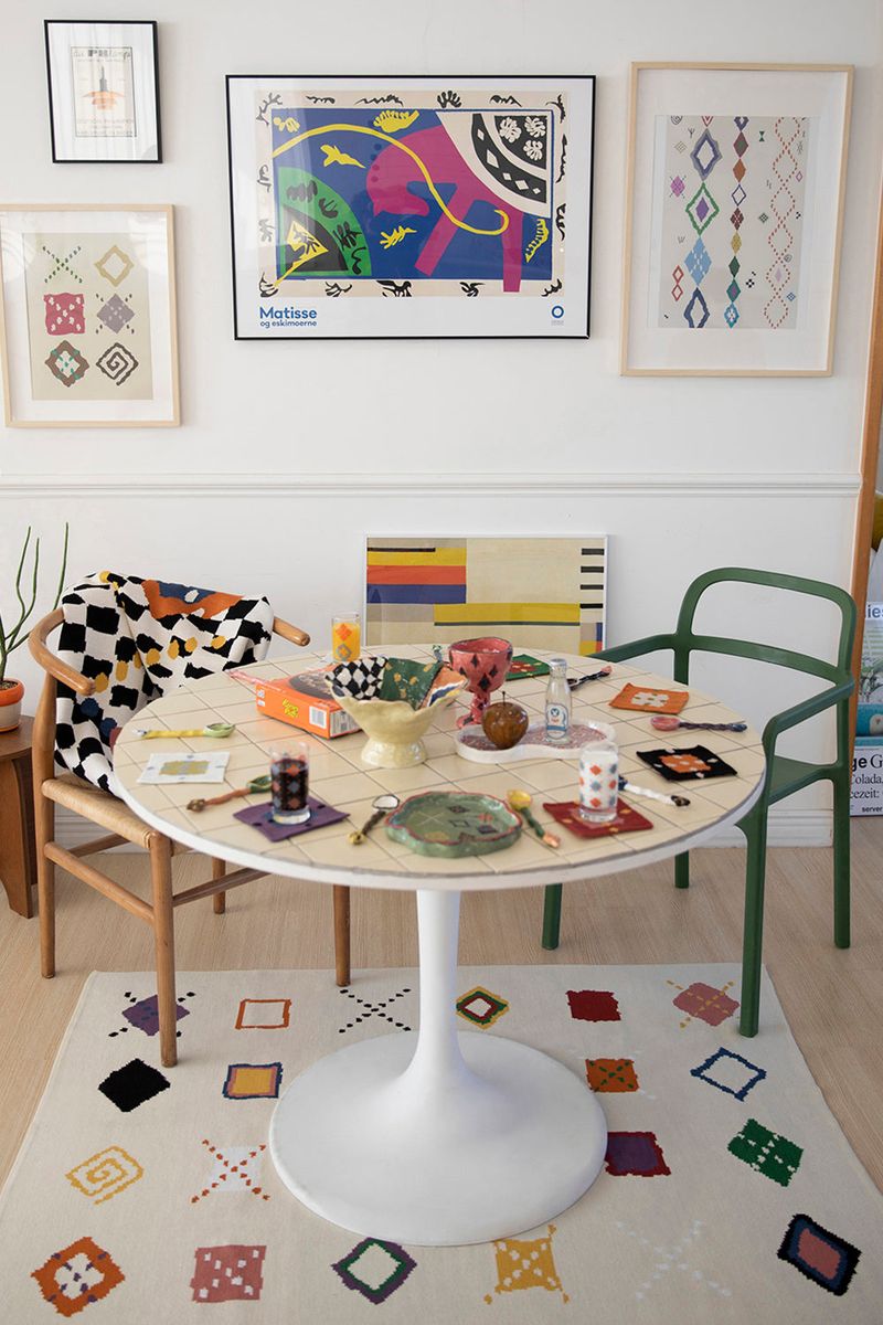 A2 ARGYLE PATTERN POSTER