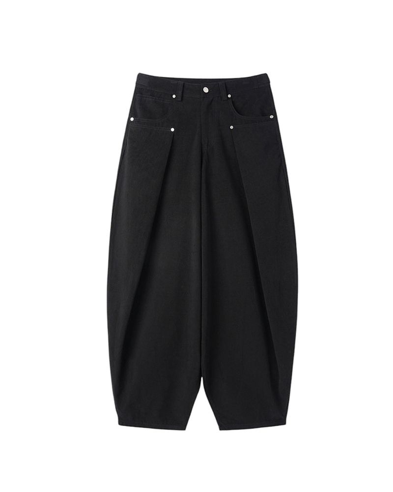 Cuff Bizo Balloon Cotton Pants