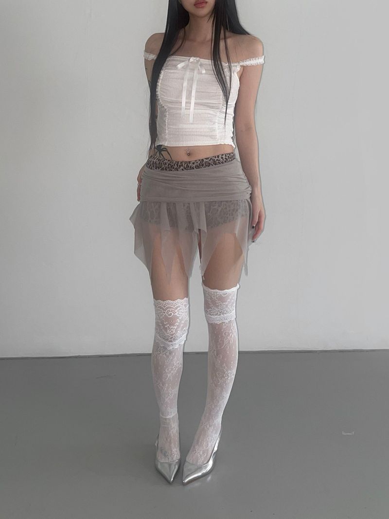 flip mesh layered sk(3 color)