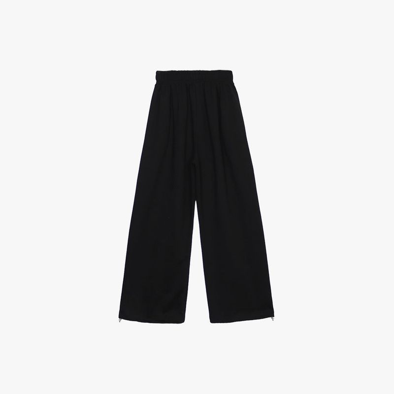LACE POCKET WIDE SWEATPANTS
