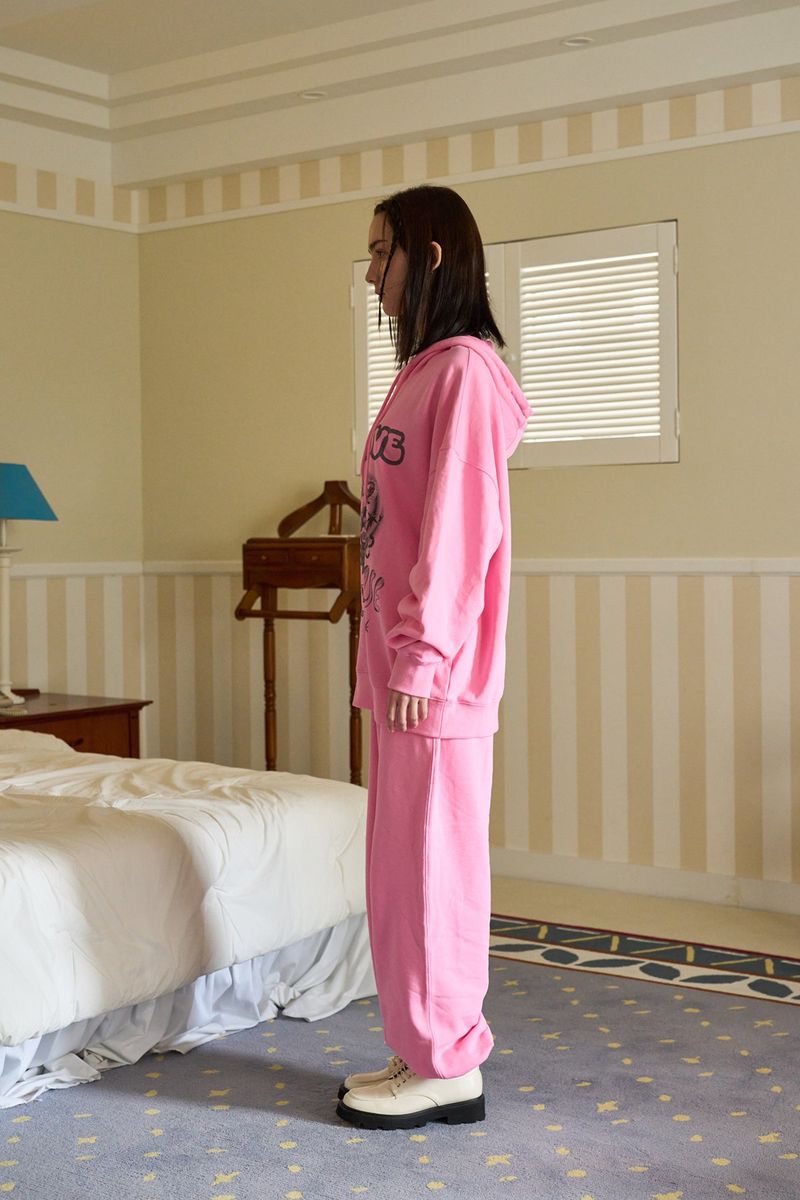 SYMBOL POINT JOGGER PANTS PINK