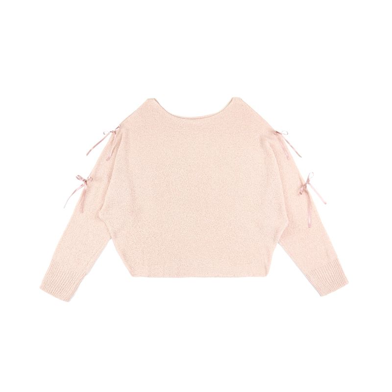 PINK PINEAPPLE(ピンクパイナップル)の「CUT OUT RIBBON SUMMER KNIT (4 COLORS)(Tops)」