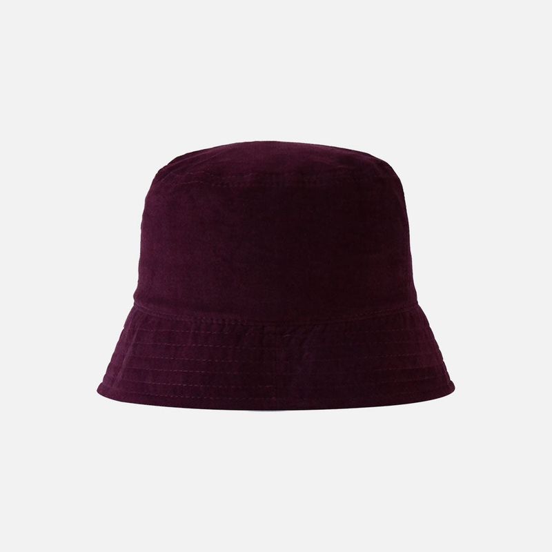 CORDUROY BUCKET HAT (BURGUNDY)