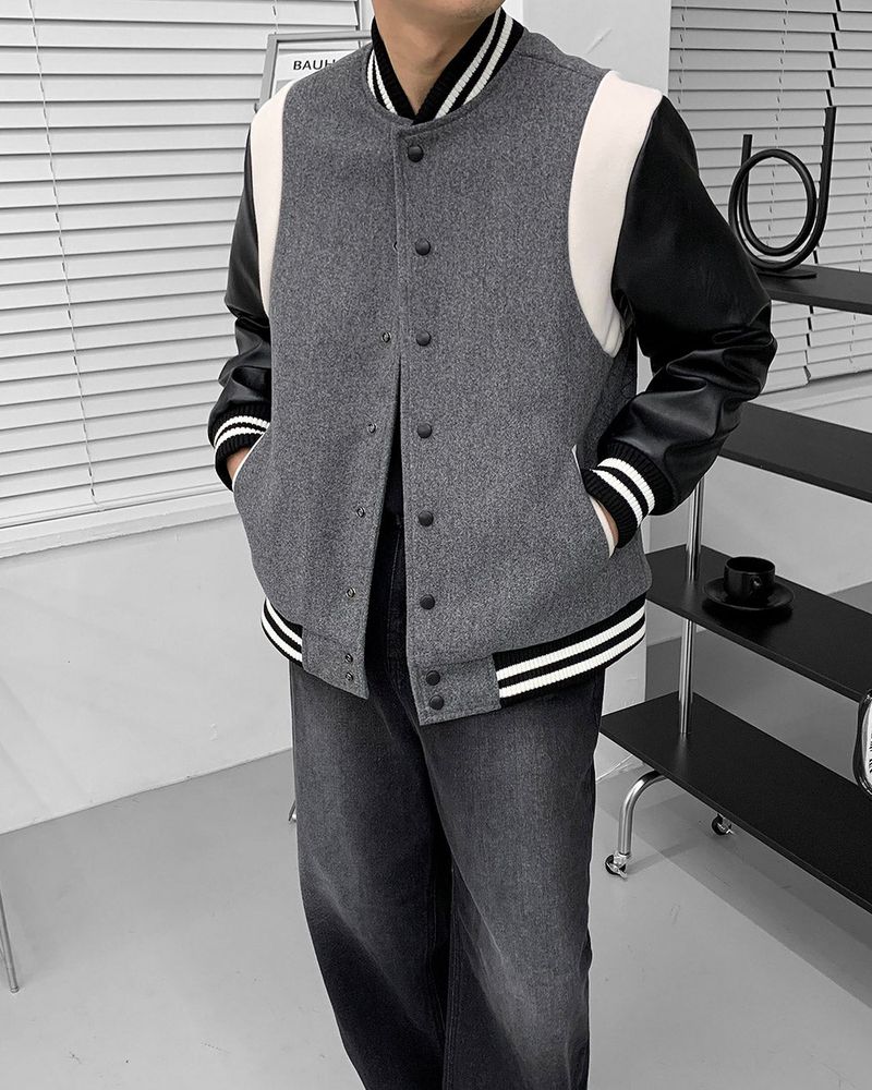 CR Obie wool varsity jacket (2 colors)