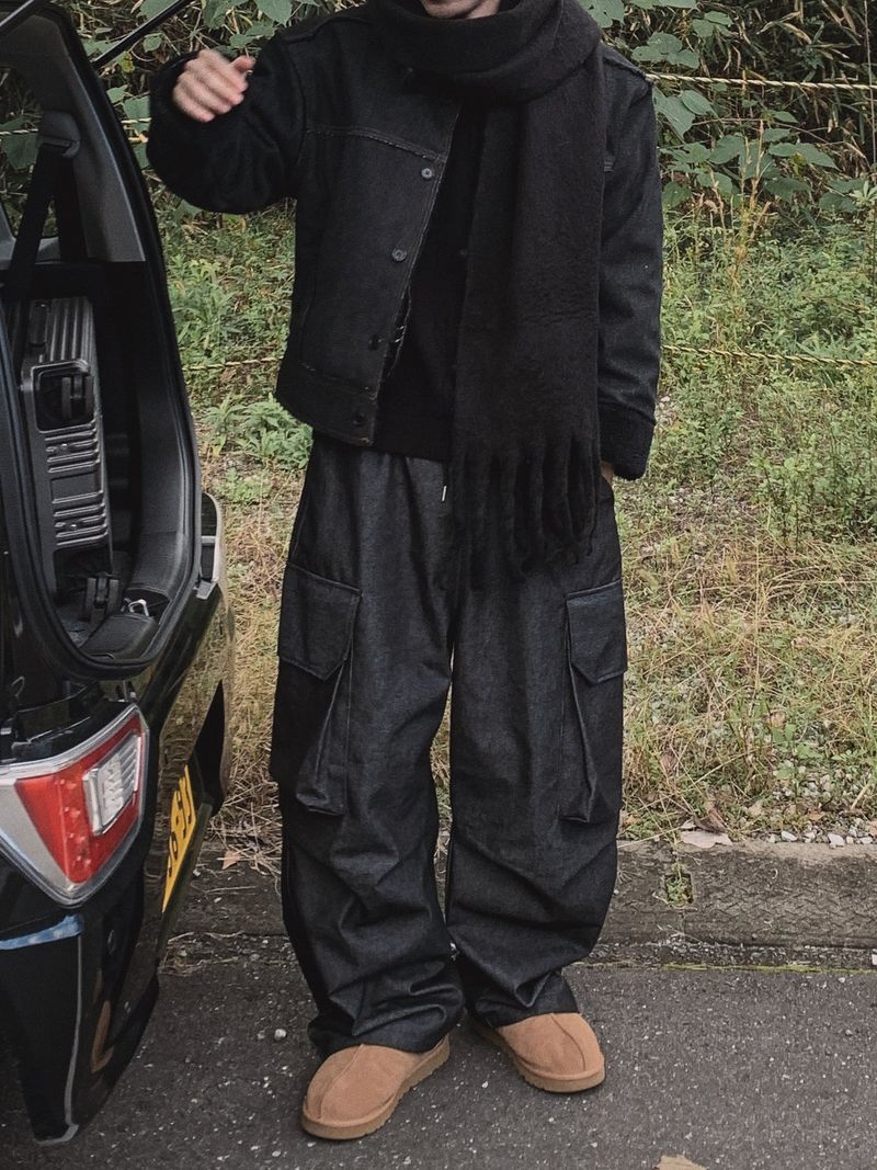 WHAT A LOOK（ワット ア ルック）の「Bebe Denim Cargo Pants（Pants）」