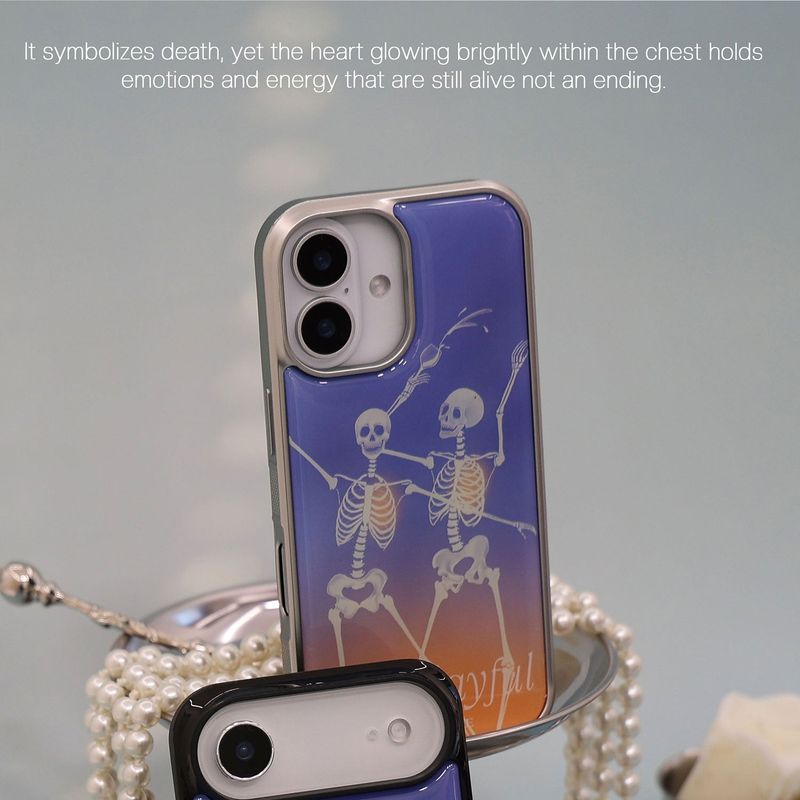 [Epoxy silver]Bone case