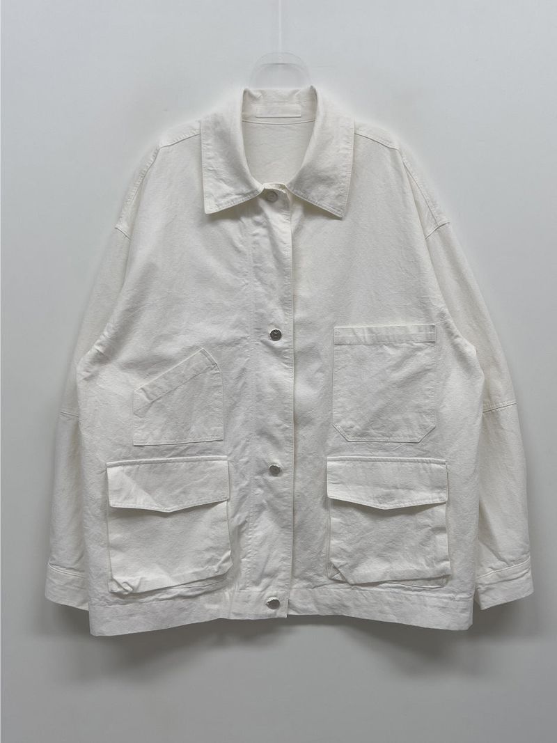 Garment Work Over Fit Half Jacket