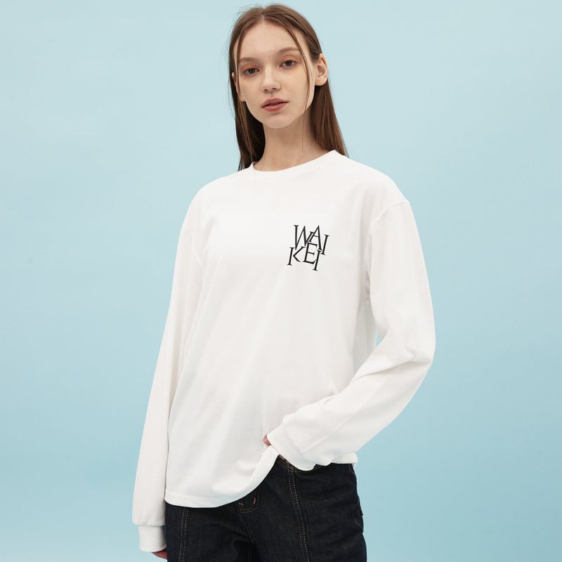 WaiKei(ワイケイ)の「Logo long sleeve tshirts(Tops)」