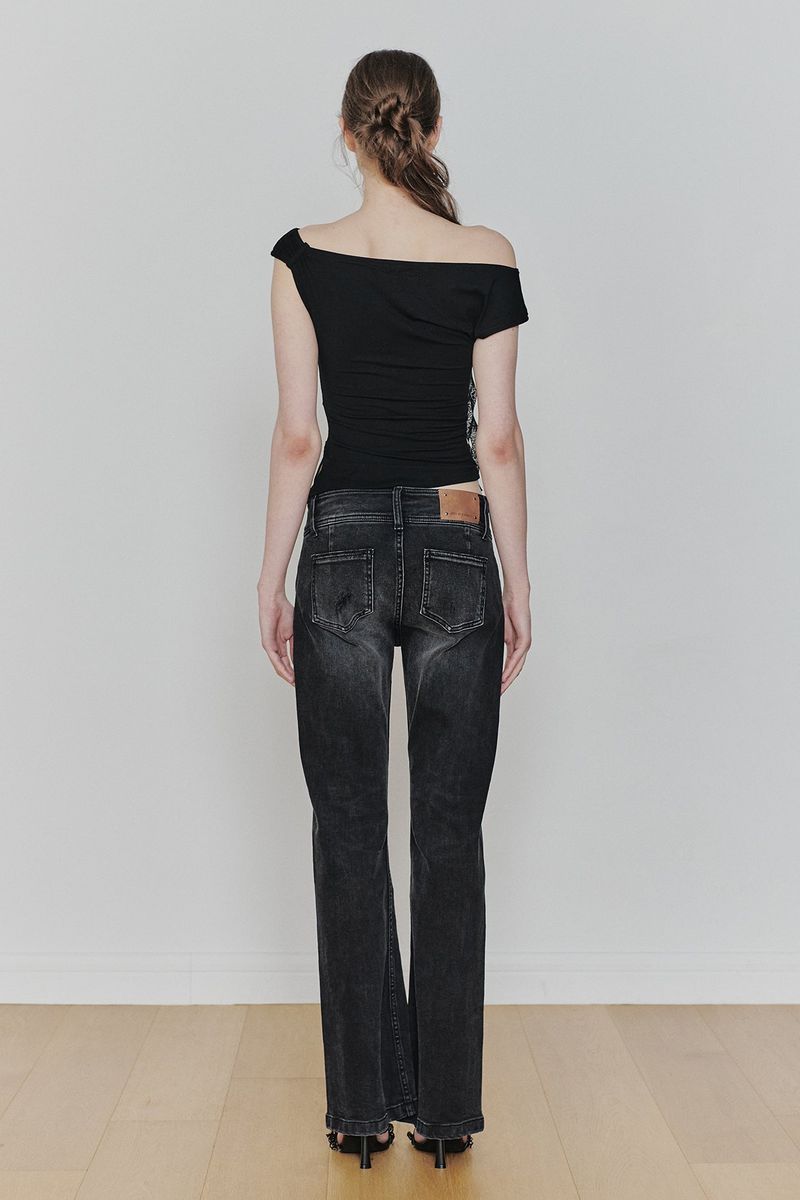 ANGEL STRAP TOP black