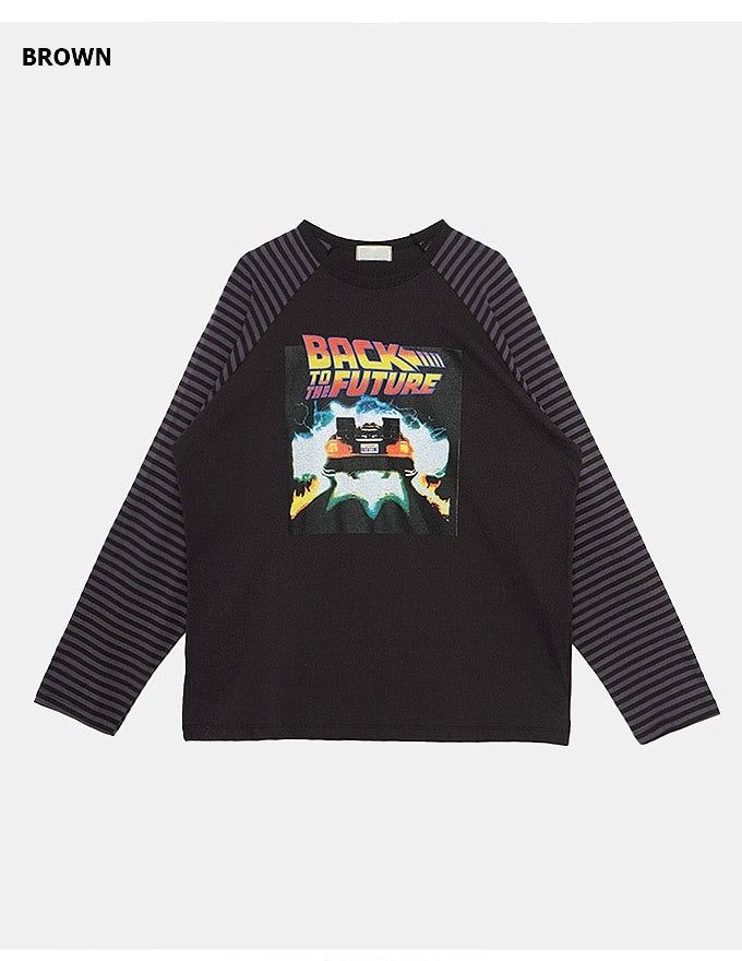 Future Raglan Stripe Over Long Sleeve T