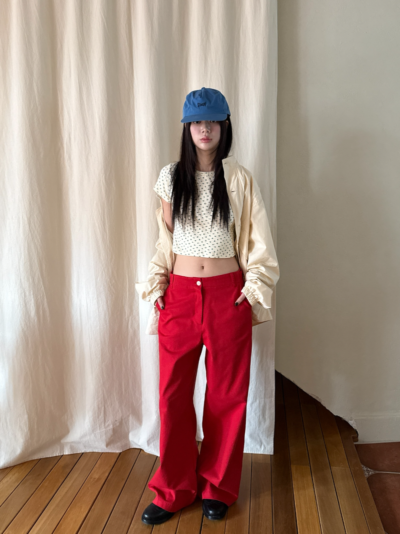 pop cotton pants