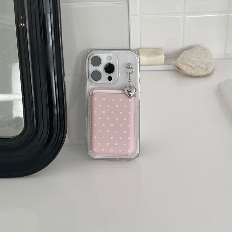 Pink Dot MagSafe card wallet+MagSafe case
