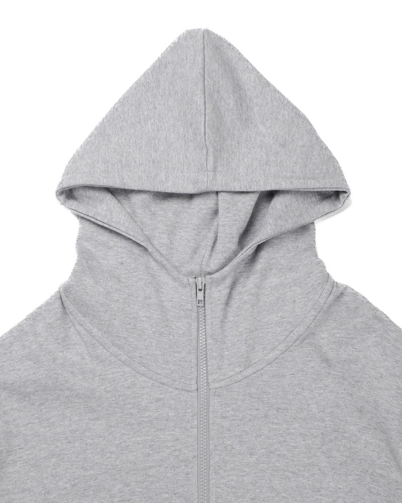 HIGHNECK CROP HOODIE ZIP-UP