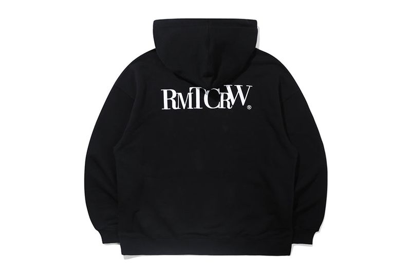 RECENT LOGO HOODIE_BLACK