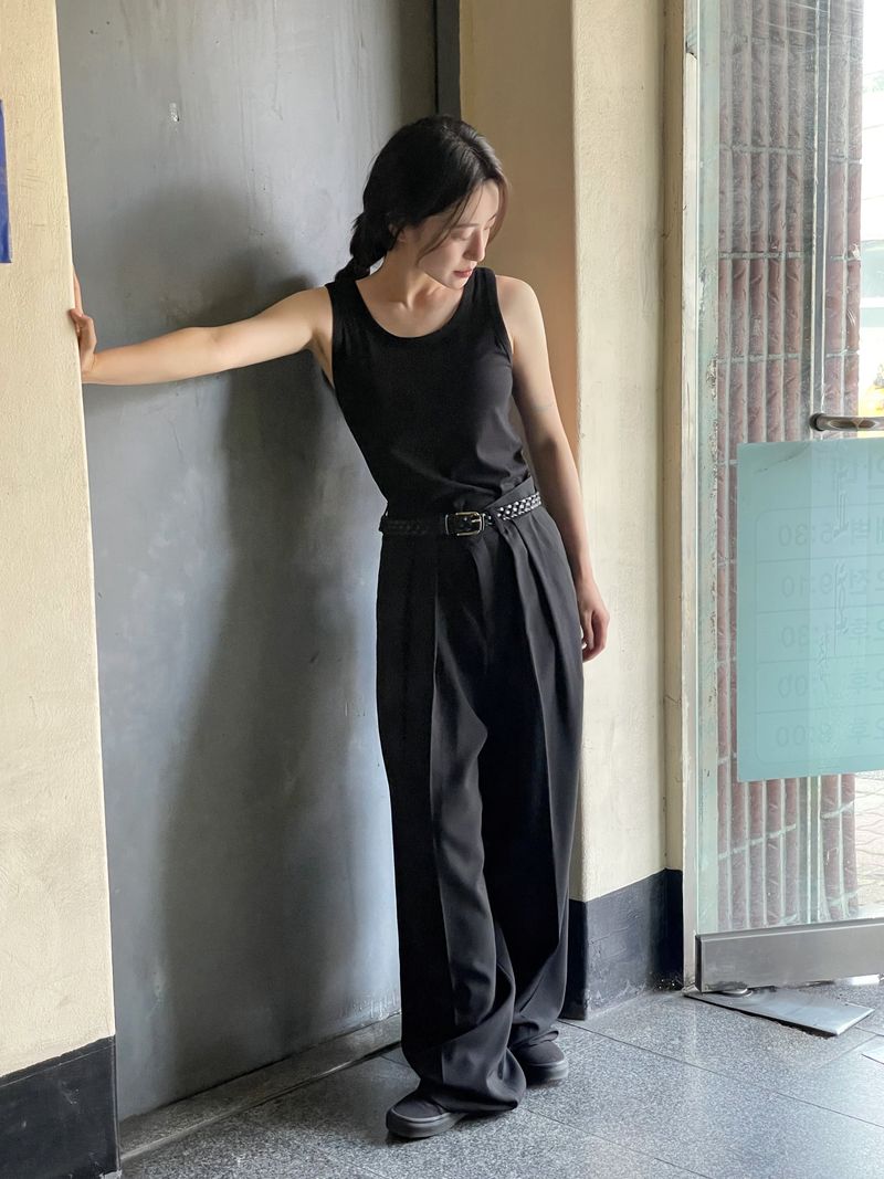 Berlin tension semi-wide slacks