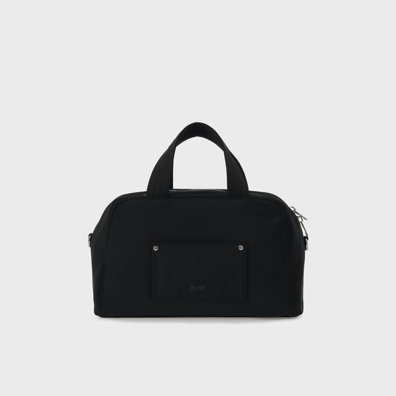 Lettering Cross Tote Bag (Black)