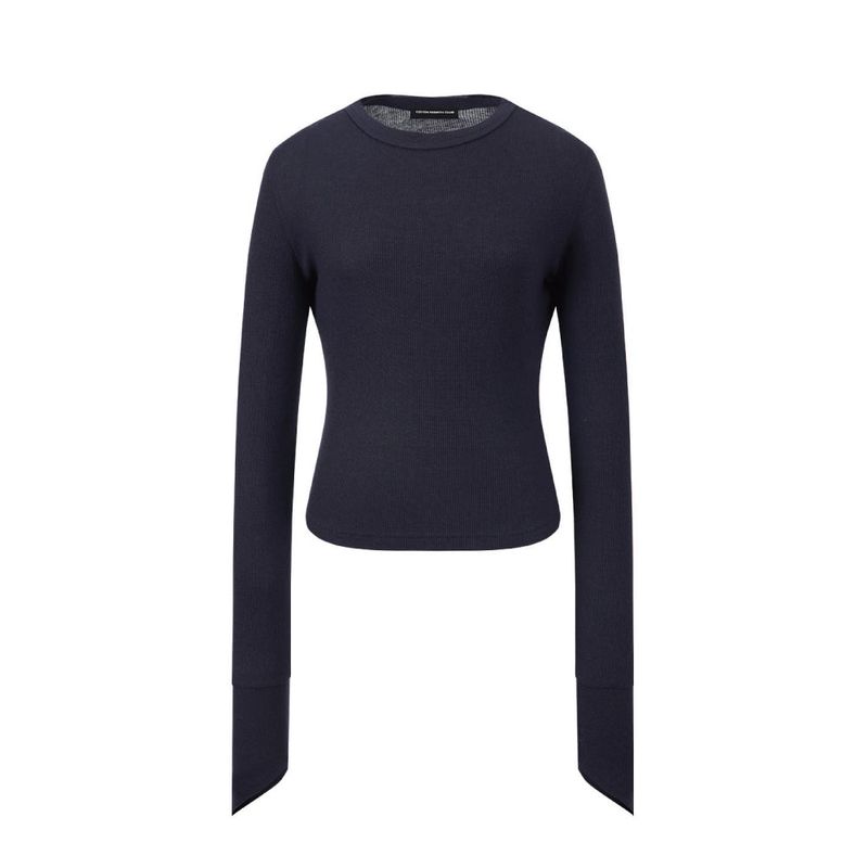 ベーシックロングスリーブTシャツ (ネイビー)