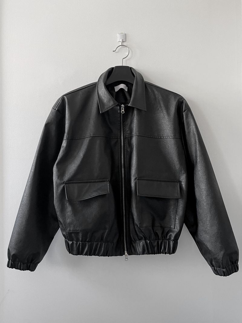 Fabulous two way leather jacket