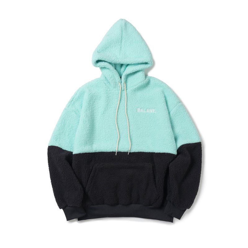 BALANT(バラント)の「Classic Color Block Fleece Hoodie - Mint(Tops)」
