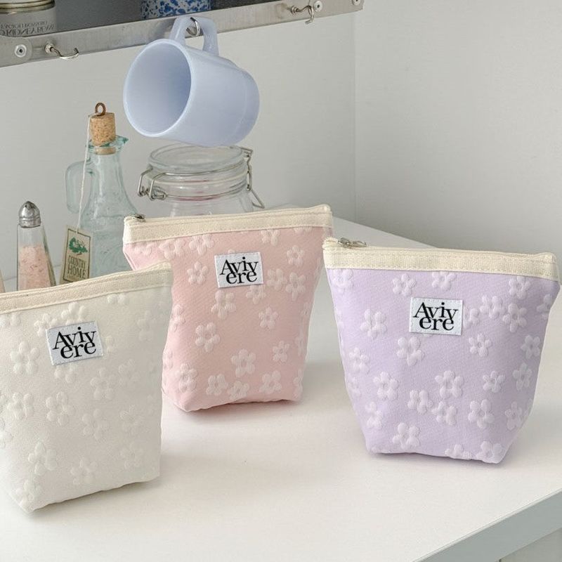 classic pouch_flower purple