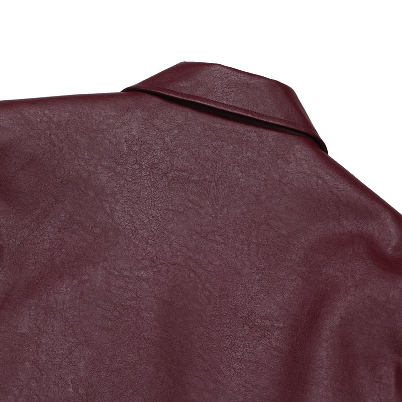 ENOC leather zipper double jacket (2 colors)