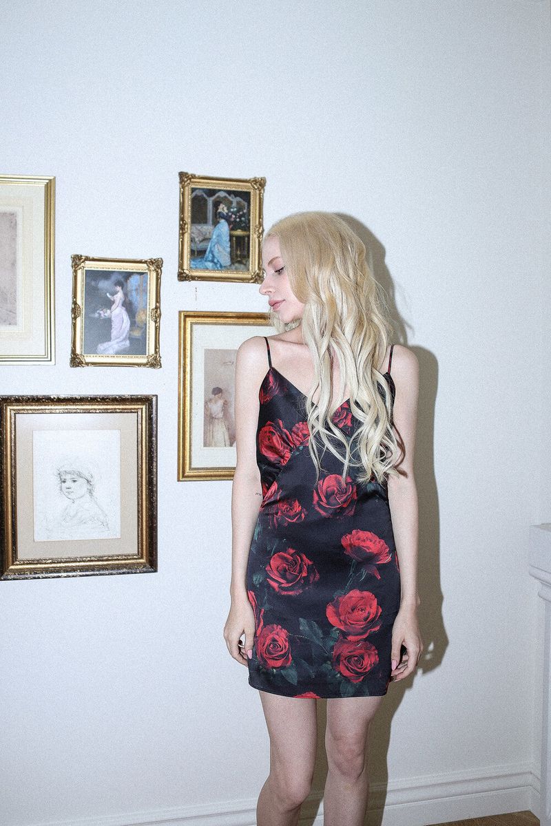 ROSE BUSTIER DRESS[red]