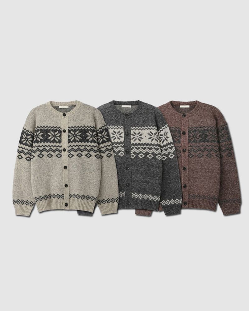 Fiora nordic knit cardigan