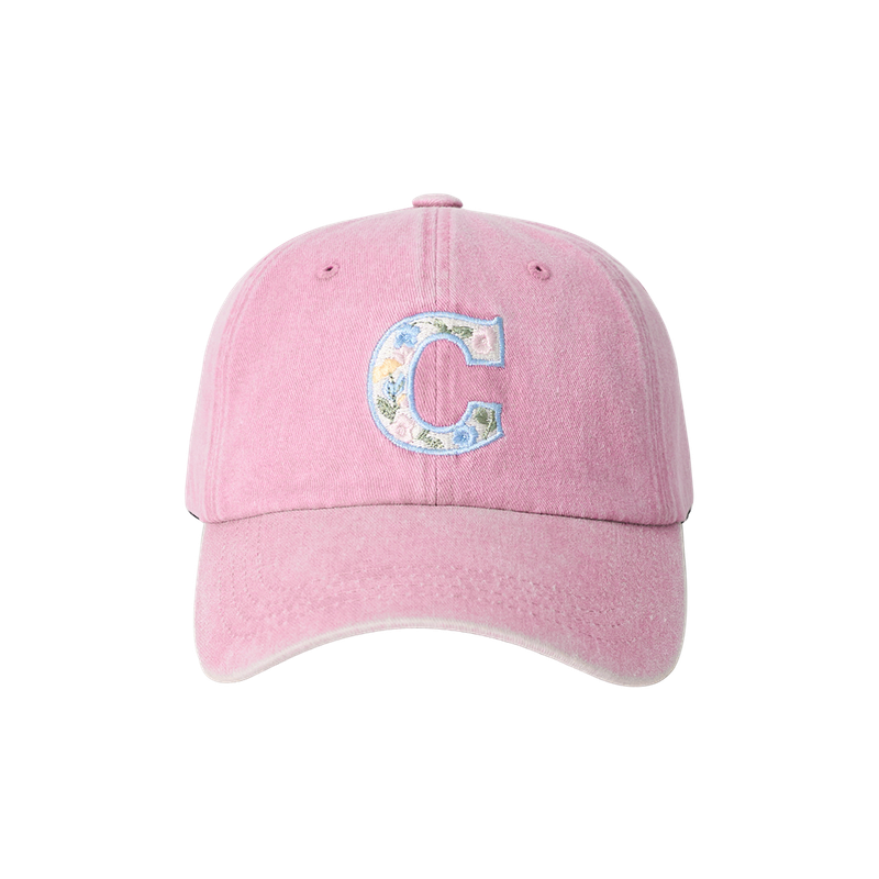 Flower C Washing Ball Cap (Pink)