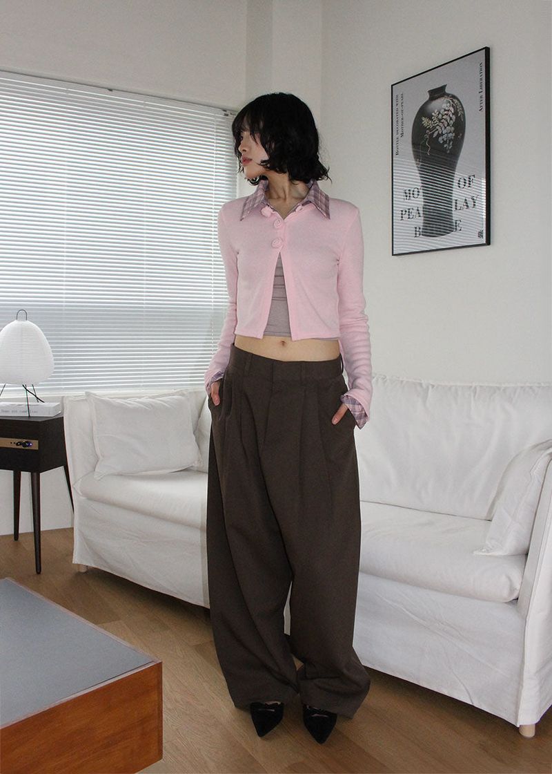 TUCK BALLOON SLACKS